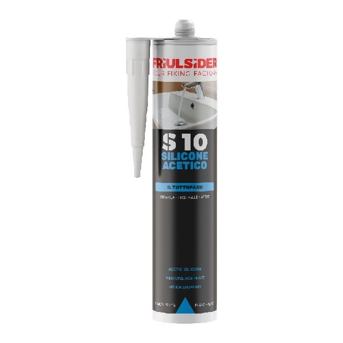 FRIULSIDER SILICONE ACETICO BIANCO RAL 9010 S1001