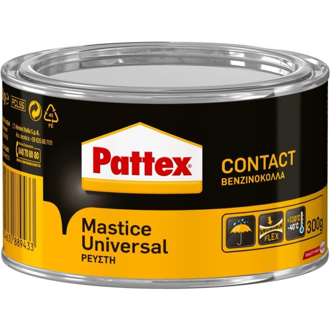 Pattex Mastice Universale, Adesivo a Contatto Universale 300GR