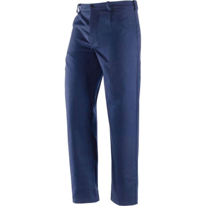 Pantalone 100% Cotone-Blu