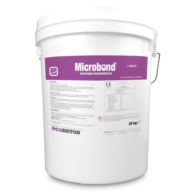 Ecobeton Microbond Grigio – Microcemento Decorativo ad Effetto Cemento Naturale – Rivestimento Continuo per Pavimenti Loft e Design Industriale