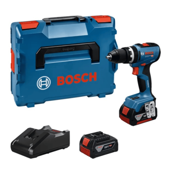 BOSCH AVVITATORE CON PERCUSSIONE GSB 18V-65 +2BATTERIE DA 4.0AH