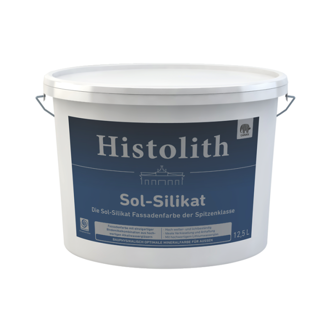 Caparol Histolith Sol-Silikat Bianco 12,5 lt – Pittura Minerale ai Silicati di Nuova Generazione – Massima Traspirabilità e Adesione Universale