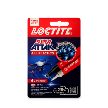 Super Attak per Plastiche 2 gr + 4 ml 2973194 LOCTITE HENKEL