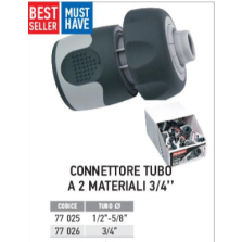 Raccordo innesto rapido per tubo irrigazione