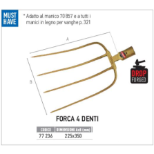 Forca Acciaio 4 Denti