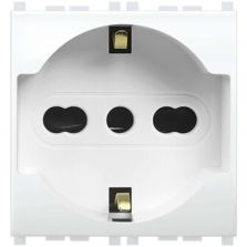 ELETTROCANALI - Presa Schuko Unel Mivida 2P+T10/16A Bianca