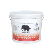 Caparol Capatect AmphiSilan-Fassadenputz K15 Bianco 25 kg – Rivestimento Silossanico a Spessore Grana 1,5 mm – Effetto Compatto e Idrorepellente