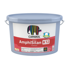 Caparol AmphiSilan Fassadenputz K12 Bianco 25 kg – Rivestimento Silossanico a Spessore Effetto Compatto – Idrorepellente e Antialga