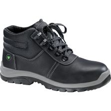 Scarpa protettiva alta in crosta bovina S1P SRC MONZA -NERI