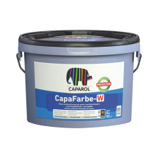 Caparol CapaFarbe-W Bianco – Idropittura Professionale Traspirante con Protezione Antimuffa e Antialga – Alta Copertura per Interni ed Esterni