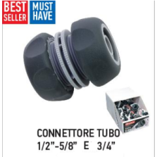 Connettore per unire 2 tubi irrigazione