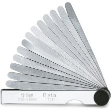 Spessimetro Beta 1708/20 modello tascabile a 20 lame con spessore da 0.05 mm a 1 mm