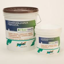 Naici Cemenguaina Fibrata – Guaina Liquida Cementizia Elastica Rinforzata – Impermeabilizzante Professionale Calpestabile per Terrazzi e Balconi