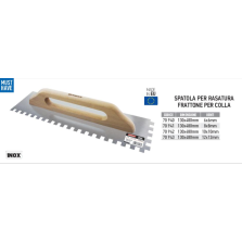 Frattone Inox Dentato 10x10mm