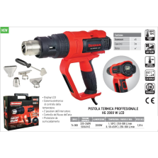 Pistola Termica Professionale 2000W 650° +LCD