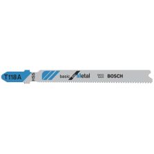 lame per seghetto alternativo T 118 A Basic for Metal BOSCH 3PZ