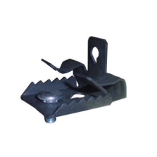 Gancio Clip in acciaio fosfato con vite M6 per controsoffitto travi ipe