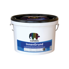 Caparol InnenGrund Bianco 10 lt – Fondo Fissativo Pigmentato Uniformante per Interni – Primer Aggrappante ad Alta Copertura per Cartongesso e Gesso