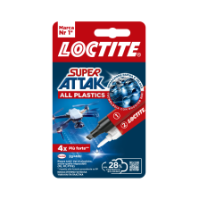 Super Attak per Plastiche 2 gr + 4 ml 2973194 LOCTITE HENKEL