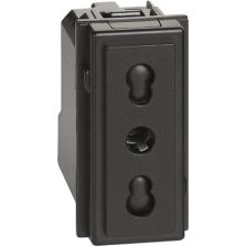 BTICINO LIVING NOW PRESA 2P+T 10/16A NERA KG4180
