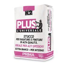 Stucco in polvere per rasature 5kg - K2 PLUS