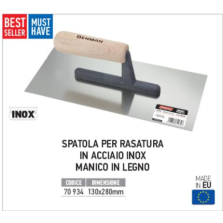 Frattone Liscio Inox - 13x28cm