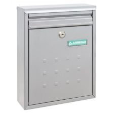 Cassetta postale acciaio Dime v1322 Arregui Argento