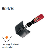 Frattone sagomato - manico in legno • Per angoli interni arrotondati 854/B Pavan