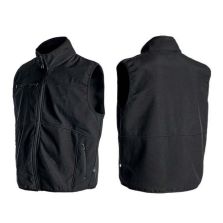 Gilet Duranno Nero soft-shell- Antivento, Impermeabile, Traspirante