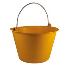 Secchio in plastica Giallo rinforzato