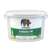 Caparol Indeko-W Bianco 12,5 lt – Pittura Opaca Professionale Antimuffa ad Alta Copertura – Ideale per Ambienti Umidi e Medici