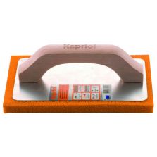 Frattone GommaSpugna Manico Legno Arancio - Kapriol