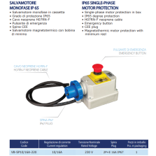 SALVAMOTORE 230V 10/16A P+N+T 16A IP67   VB-SP10/16A-220