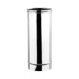 Tubo Lineare 1 mt - Monoparete INOX 316L