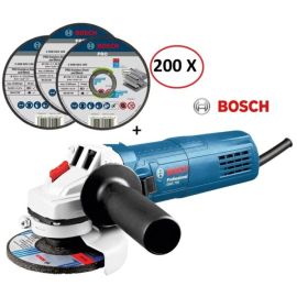 BOSCH 200 DISCHI Ferro 115X1mm + SMERIGLIATRICE OMAGGIO 750W