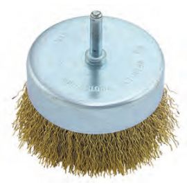 Spazzola a Tazza per Trapano - Fili Ottone