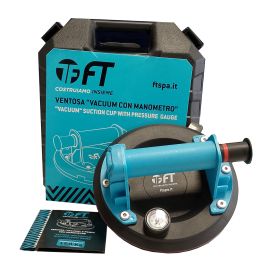 Ventosa vacuum a pompetta con manometro cod.11934 FT