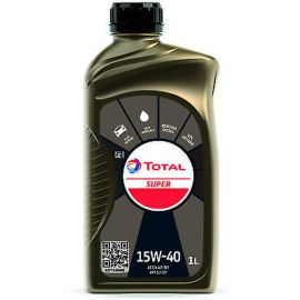 Olio motore Super Total 15W40 1 litro per motori diesel e benzina standard ACEA