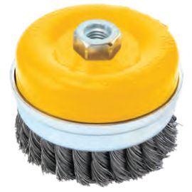 Spazzola a Tazza con Nodi Attorcigliati M14 