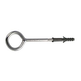 GOLFARE/OCCHIELLO PER PONTEGGIO da 240 mm  PER TUBI DA 50 + TASSELLO NYLON 