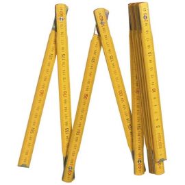 Metro In Legno Giallo Basic 2mt