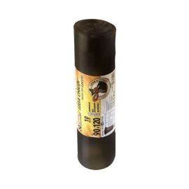 6 PZ SACCHI SPAZZATURA LEGA E CHIUDI C/LACCIO 80 MY. Misura Nero cm 90 x 120 Sprint
