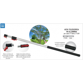 Asta Telescopica in Alluminio 2.4mt