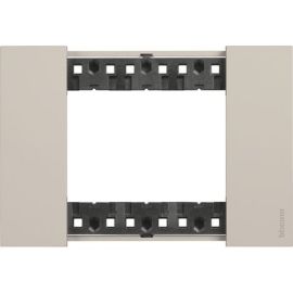 BTICINO LIVING NOW PLACCA 3 MODULI SABBIA KA4803KM