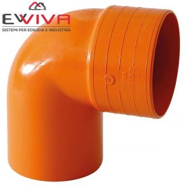 Curva arancio Superplastica 90 °
