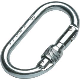 Moschettone DPI a chiusura automatica con ghiera