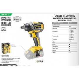 Avvitatore a impulsi a batteria 20V