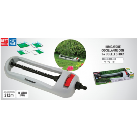 Irrigatore Oscillante -16 ugelli