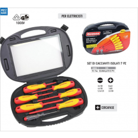 Set Cacciaviti Isolati VDE + cercafase