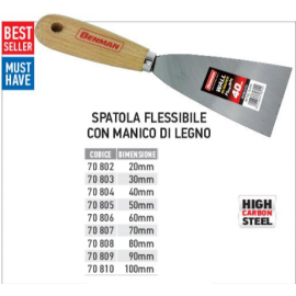 Spatola Manico Legno